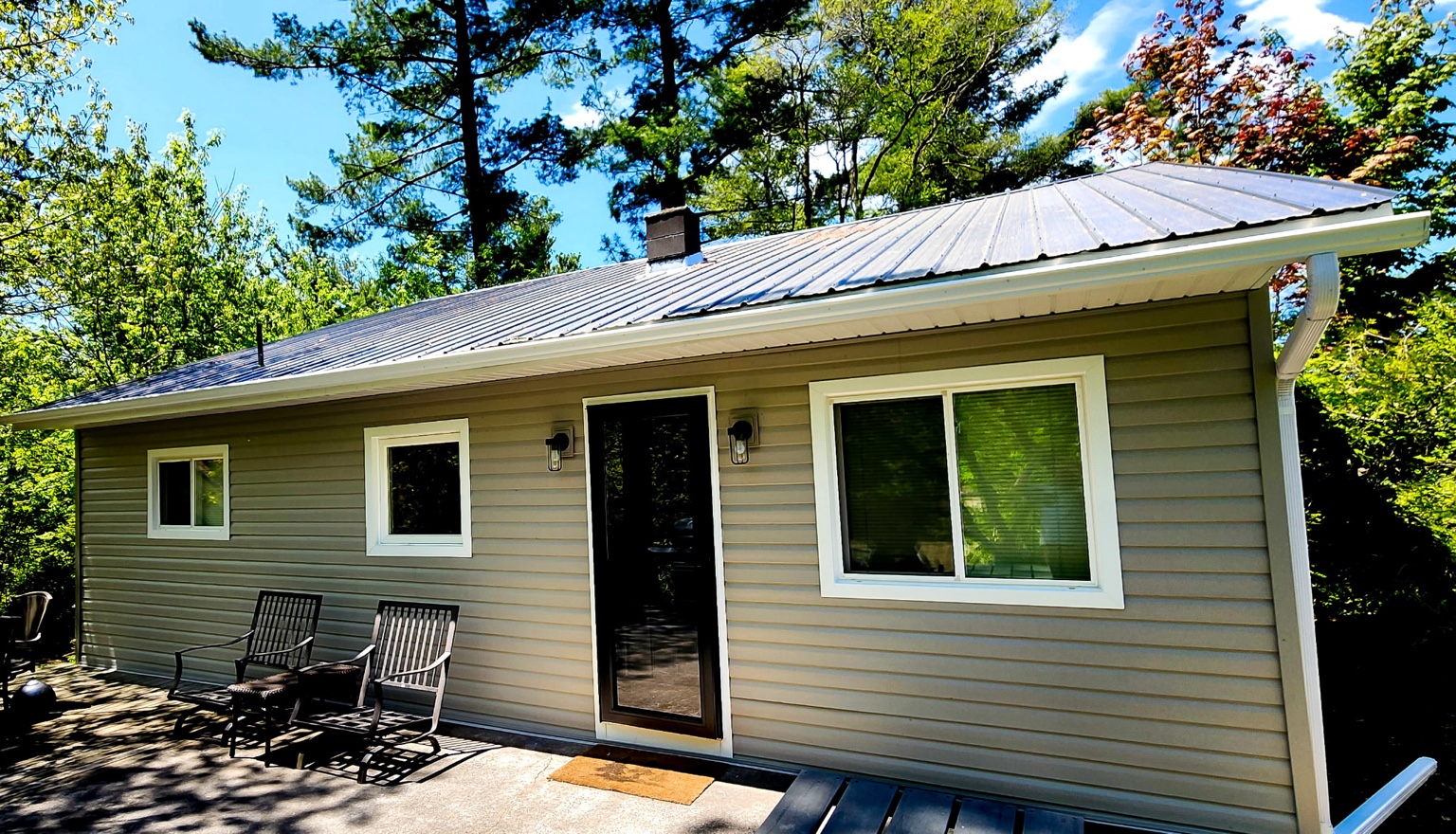 Finished cottage exterior renovation