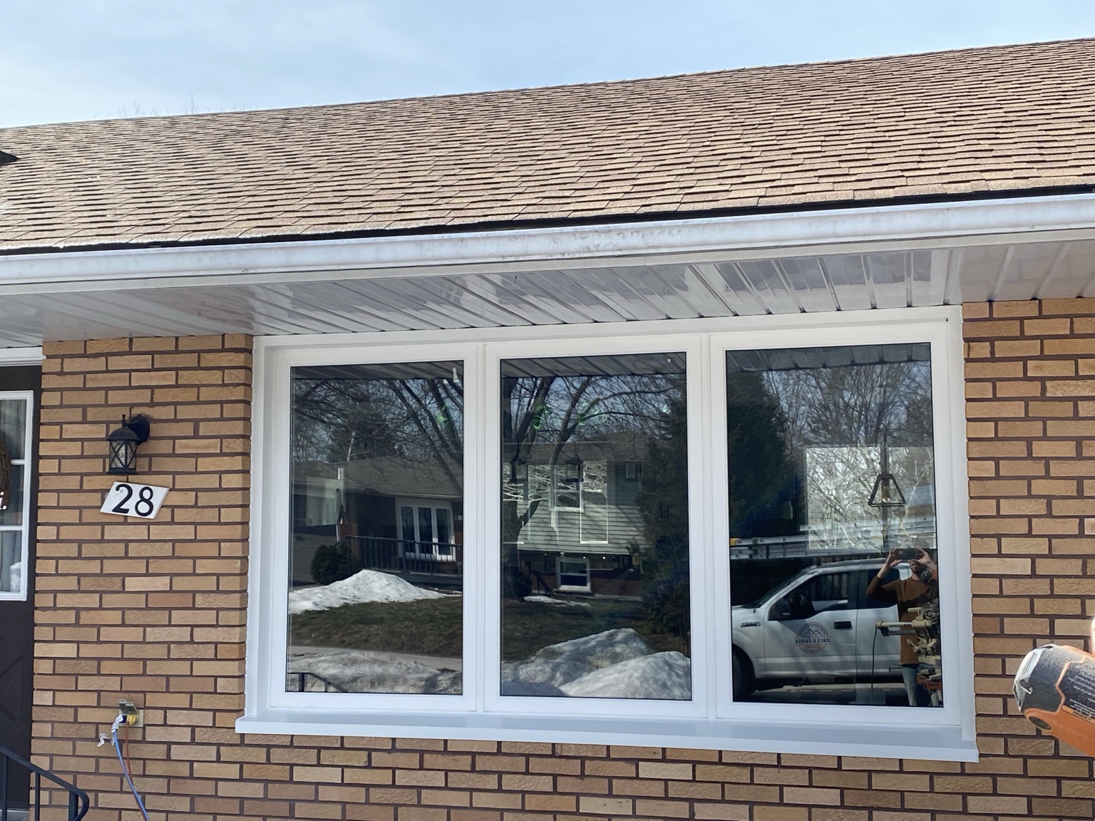 Large front window replacement